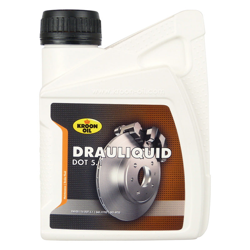 Kroon-Oil, Drauliquid DOT 5.1 - Syntetisk bromsvätska - 500ml