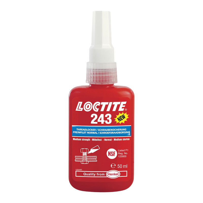 Loctite, 243 Threadlocker medelstyrka (blå) 50ml