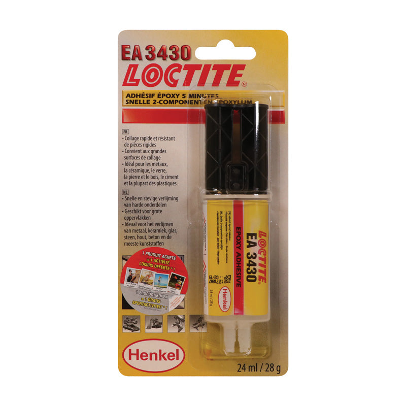 Loctite, EA 3430 Epoxilim metall/gummi/plast 24ml