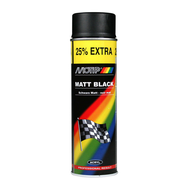 Motip, Rallye Lack - Matt svart - 500ml