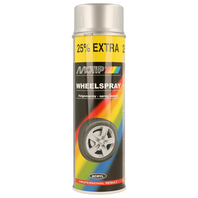 Motip, Wheel Spray - Silver - 500ml