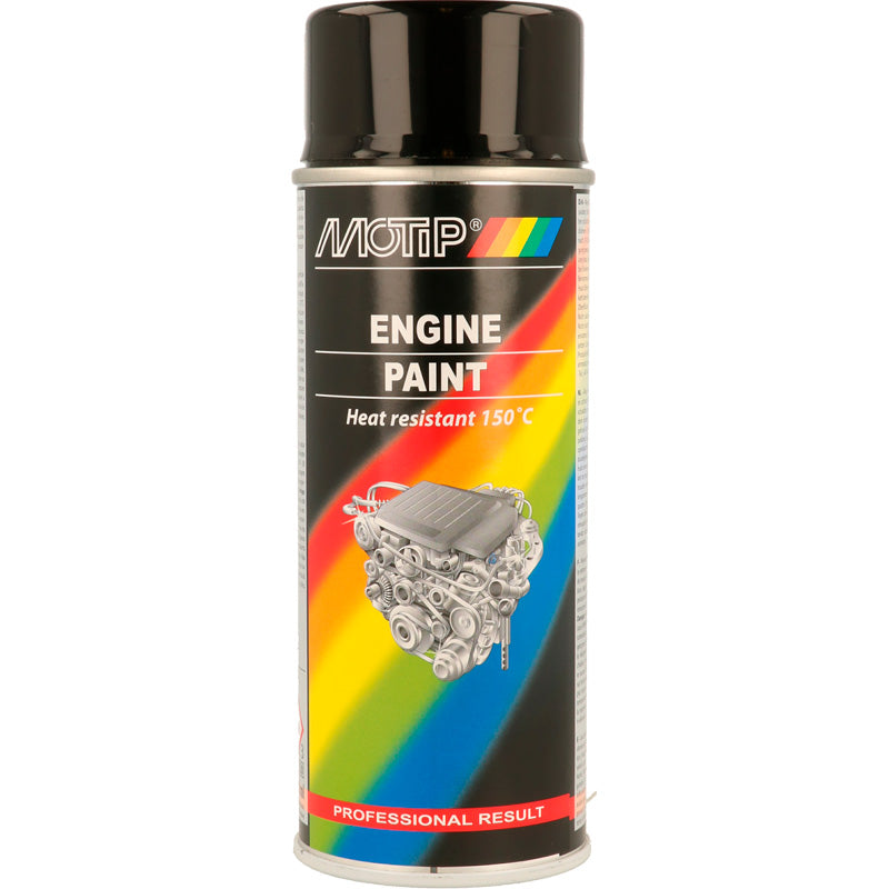 Motip, Tuning-Line Värmebeständig lack - svart - 400ml