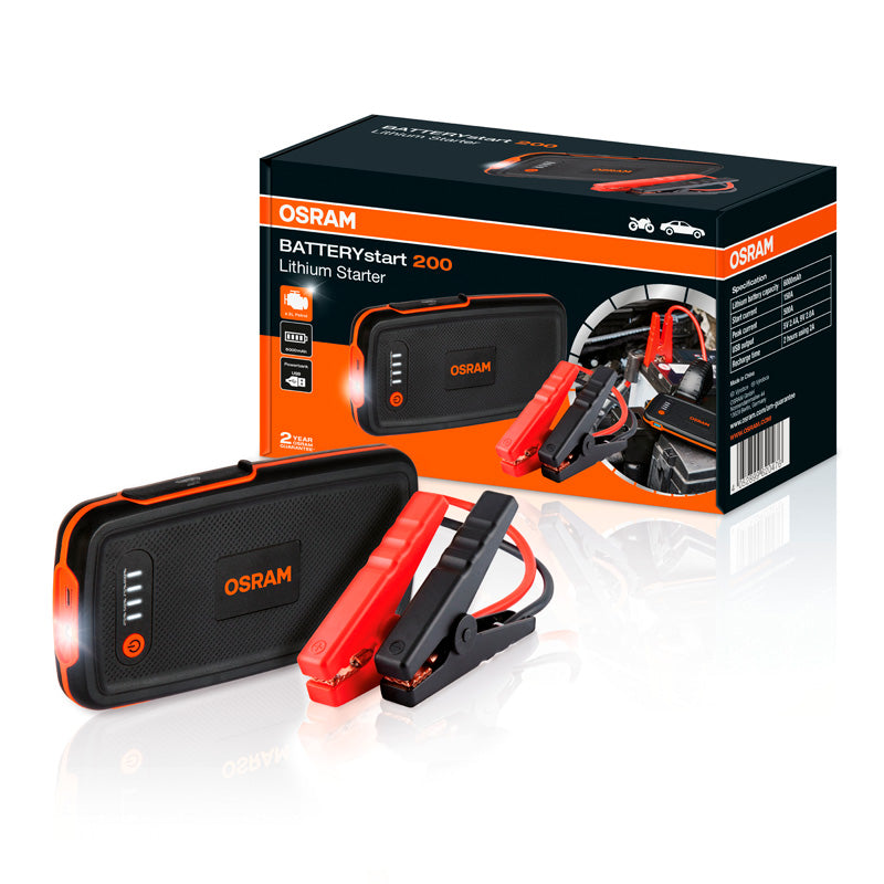 Osram, BATTERYstart 200 - Jumpstarter/Powebank - 6000mAh