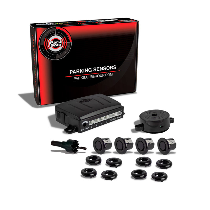 Parksafe, Intelligent Multi-Angle Sensor System - 4 sensorer inkl. Summer - 12/24V