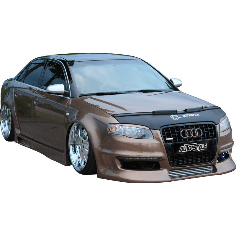 AutoStyle, HoodBra, passar Audi A4 8F 2005-2008 svart