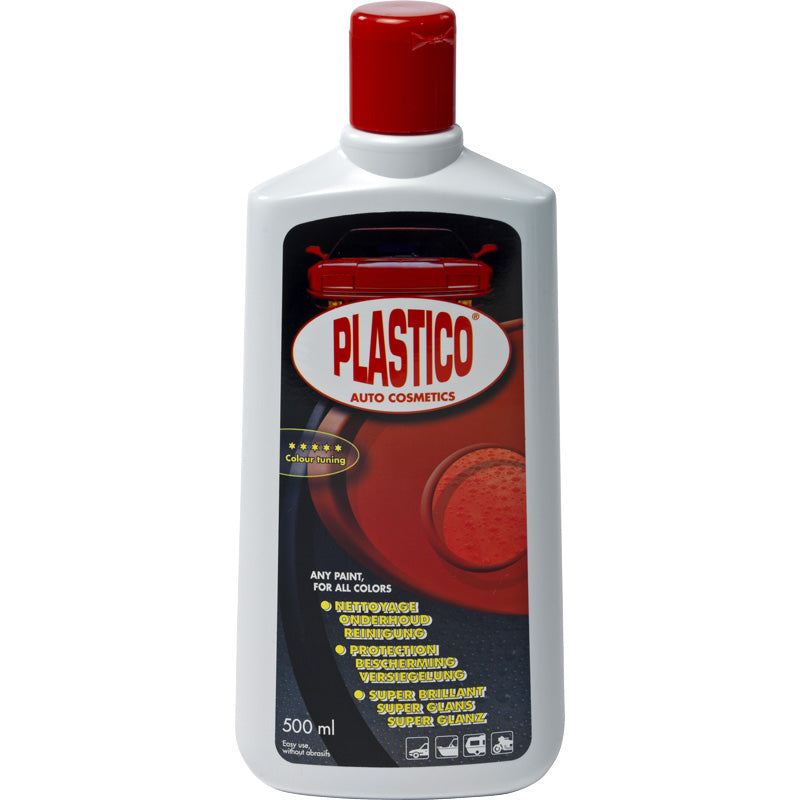 Plastico, Polymervaxflaska - 500 ml