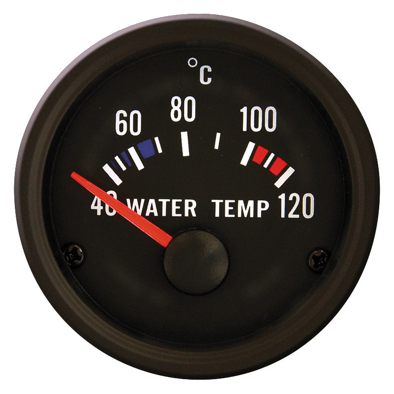 AutoStyle, 52mm Classic Black Performance Instrument - Vattentemperatur 40-120°C