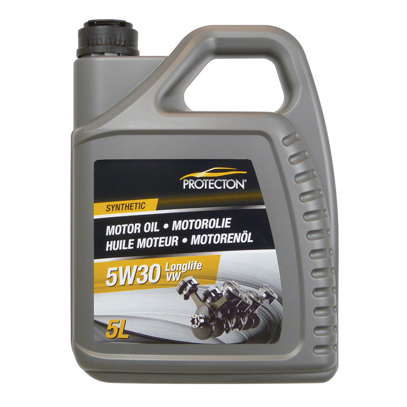 Protecton, syntetisk motorolja 5W30 Longlife - Mid-SAPS för VW - 5 liter