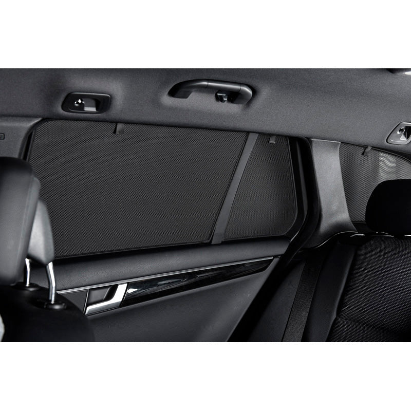 Car Shades,solgardiner (B-stolpe och bak), passar Honda Jazz III 2008-2015 (6-delad)