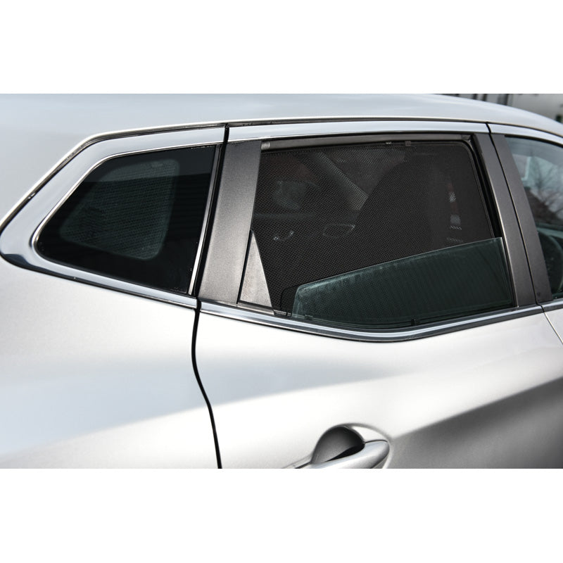 Car Shades,solgardiner (B-stolpe och bak), passar Nissan Qashqai 5 dörrar 2014-2017 (6 delar)