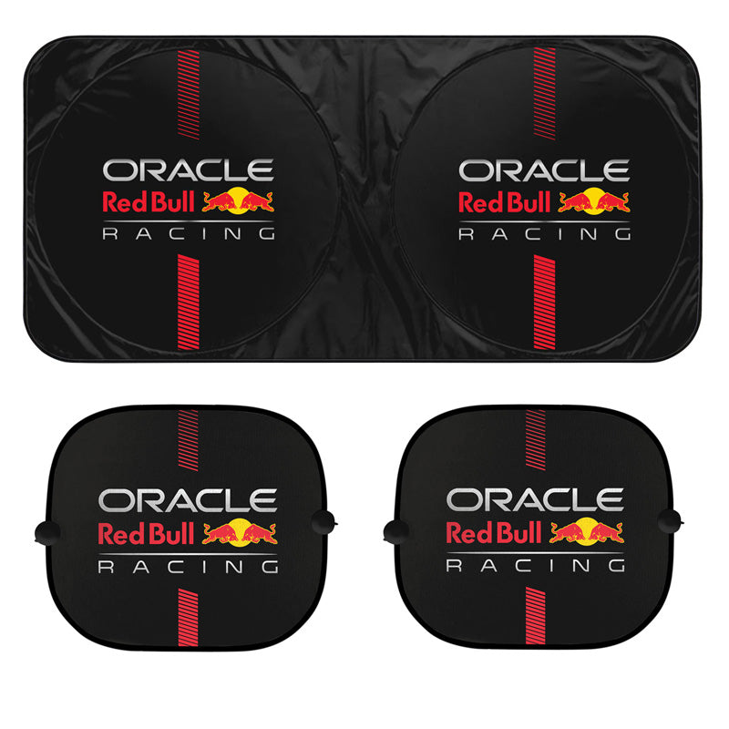 Red Bull Racing, Universal Sun Visir Kit - 3-delat - Svart/Röd