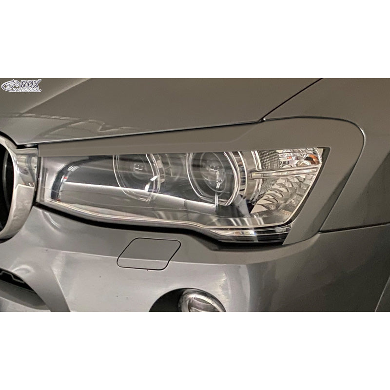 RDX RaceDesign, Ögonlock, passar BMW X3 (F25) Facelift & X4 (F26) 2014-2018 (ABS)