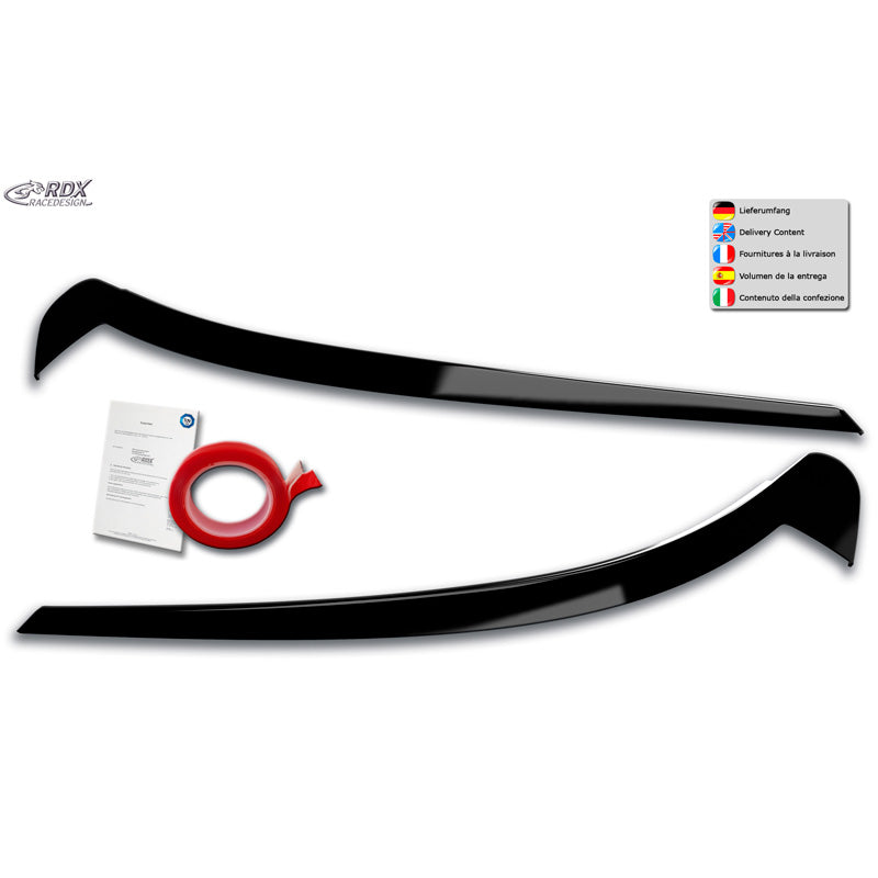 RDX RaceDesign, Ögonlock, passar Volkswagen ID.3 2020- (ABS Gloss Black)