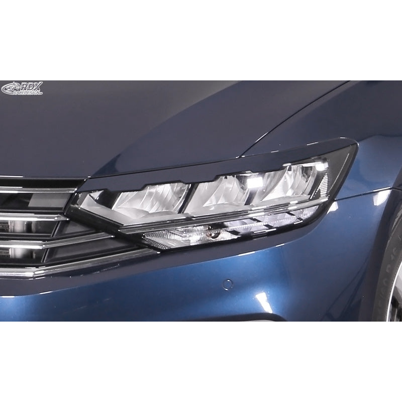 RDX RaceDesign, Ögonlock, passar Volkswagen Passat 3G B8 Facelift 2019- (Carved) (ABS)