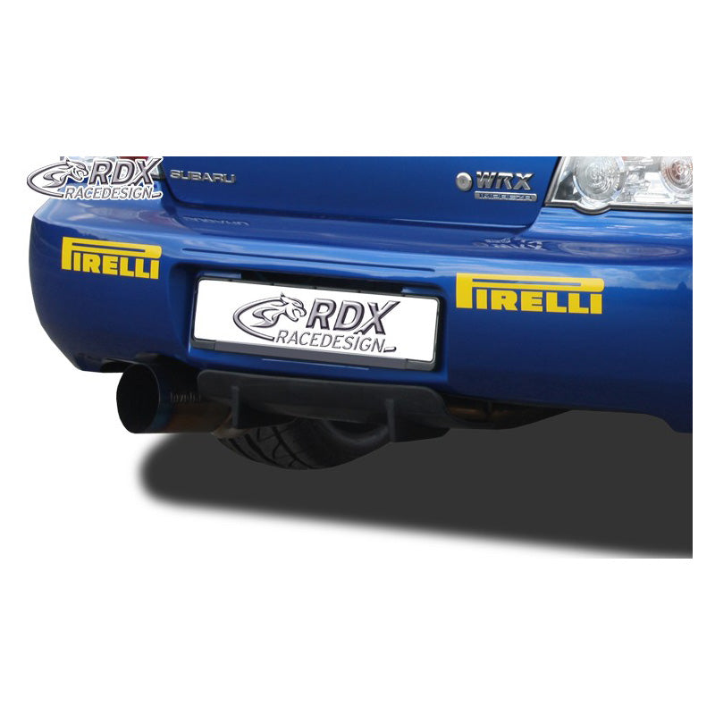 RDX RaceDesign, bakre stötfångare 'Diffusor U-Diff', passar Subaru Impreza 3 (GD) WRX 2005-2007 (PU)