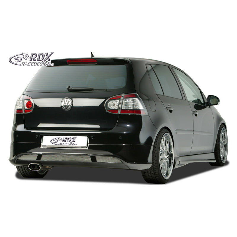 RDX Racedesign, Bakre stötfångare, passar Volkswagen Golf V HB 3/5-dörrars 2003-2008 'V2' (ABS)