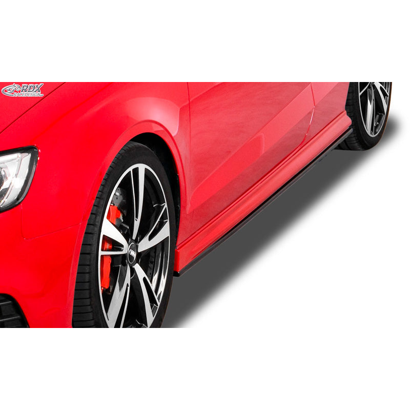 RDX RaceDesign, Sidokjolar, passar Audi A3 (8V7) Cabrio 2013- 'Edition' (ABS)