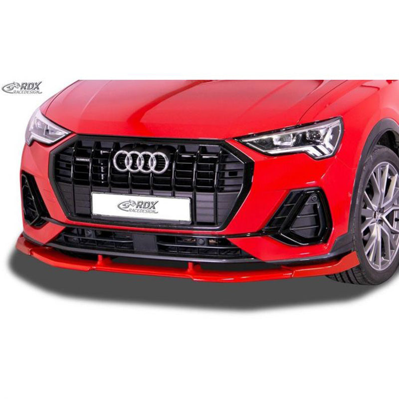 RDX RaceDesign, Frontspoiler Vario-X, passar Audi Q3 (F3) S-Line 2019- (PU)