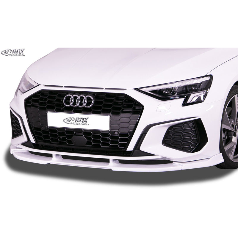 RDX RaceDesign, frontspoiler Vario-X, passar Audi A3 (8Y) S-Line & S3 2020- (PU)