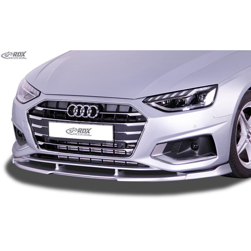 RDX RaceDesign, Frontspoiler Vario-X, passar Audi A4 (B9) FL 2019- (PU)