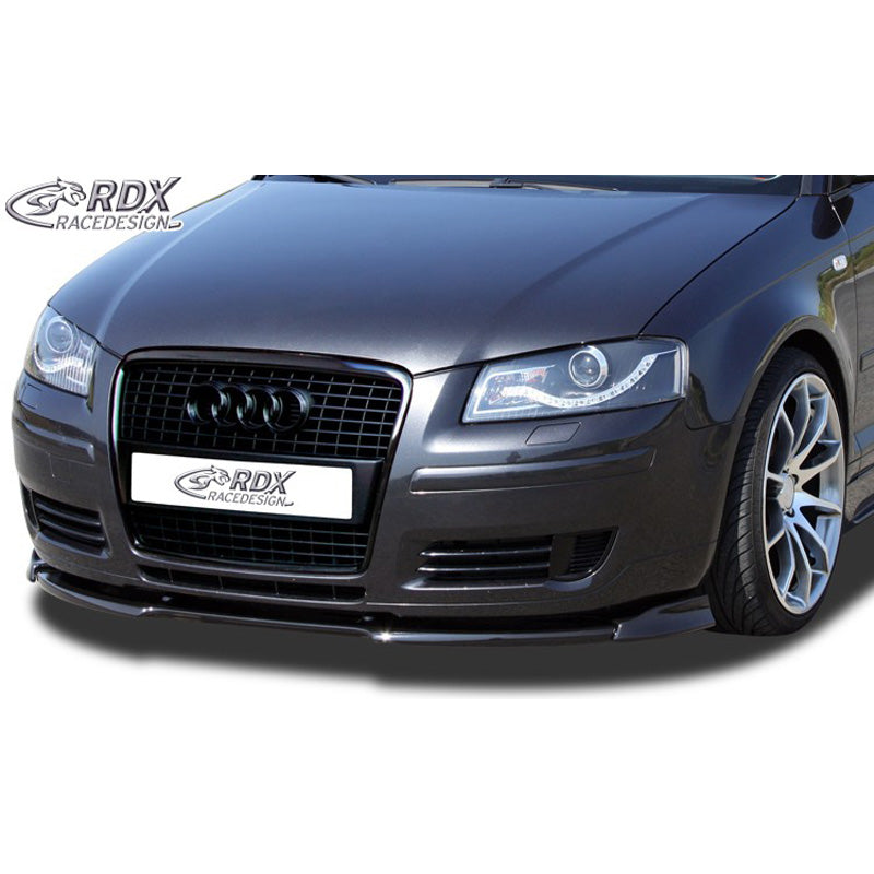 RDX RaceDesign, Frontspoiler Vario-X, passar Audi A3 8P 3/5-dörrars 2005-2008 (PU)