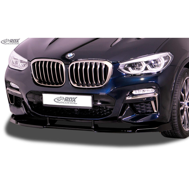 RDX RaceDesign, Frontspoiler Vario-X, passar BMW X3 (G01) 2017- & X4 (G02) 2018- med M-paket (PU)