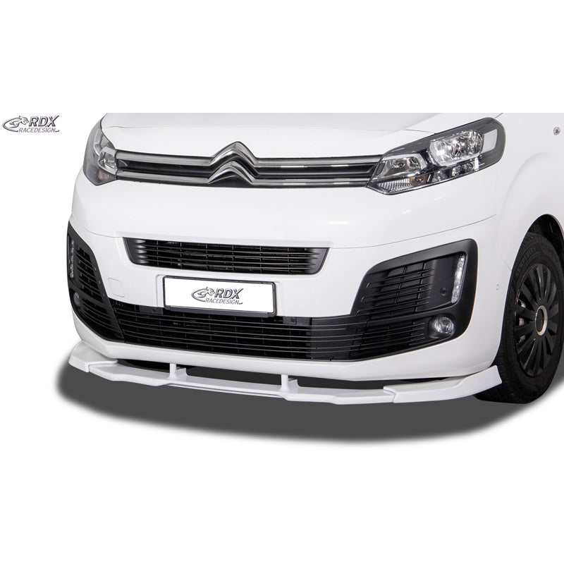 RDX RaceDesign, Frontspoiler Vario-X, passar Citroën Jumpy/Spacetourer & Peugeot Expert/Traveller & Toyota Proace/Proace Verso 2016- Opel Vivaro/Zafire Life 2019- & Fiat Scudo/Ulysse 2022- (PU)