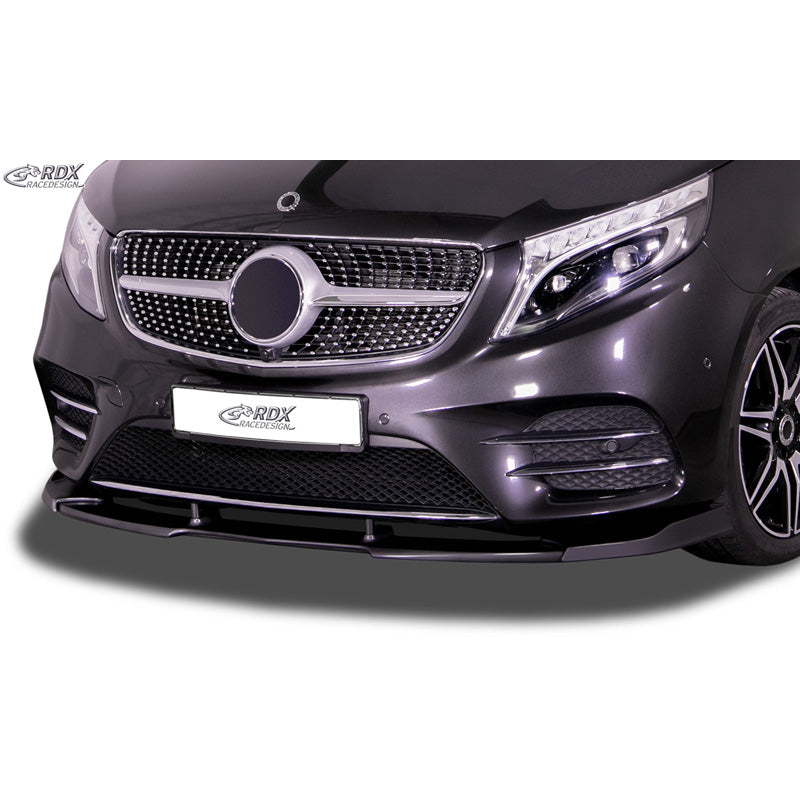 RDX RaceDesign, Frontspoiler Vario-X, passar Mercedes V-Klass W447 AMG-Line 2014-2019 & FL 2019- (PU)