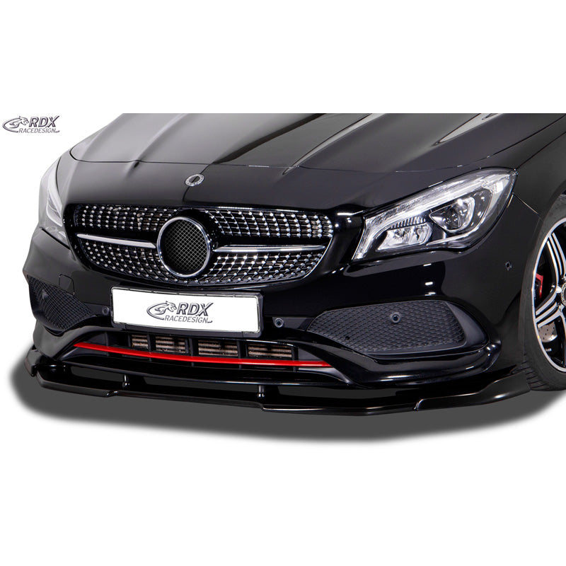 RDX RaceDesign, Frontspoiler Vario-X, passar Mercedes CLA Coupe (C117) & Shooting Brake (X117) Facelift 2016-2019 (PU)