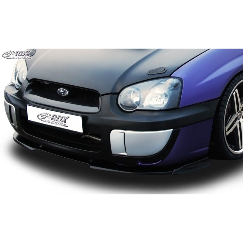 RDX RaceDesign, frontspoiler Vario-X, passar Subaru Impreza 3 (GD) WRX 2003-2005 (PU)