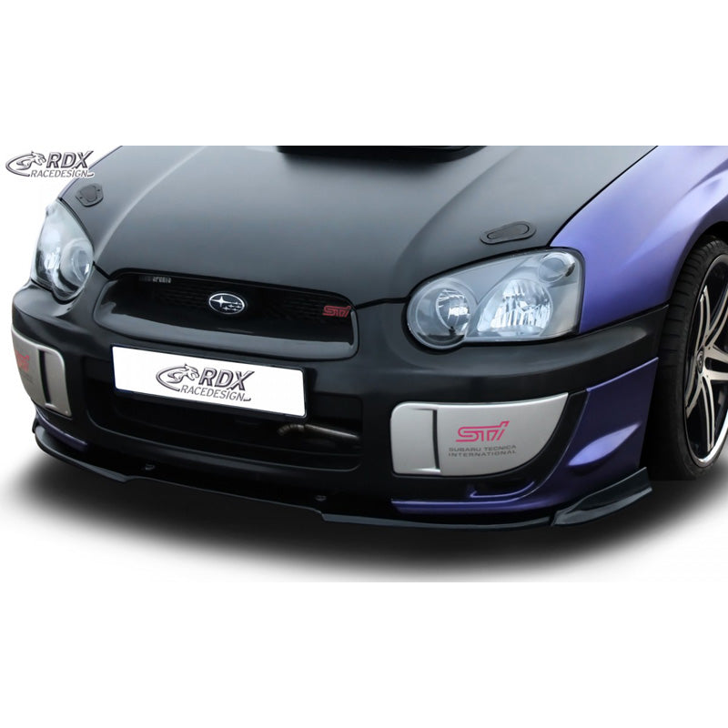 RDX RaceDesign, frontspoiler Vario-X, passar Subaru Impreza 3 (GD) WRX STI 2003-2005 (PU)