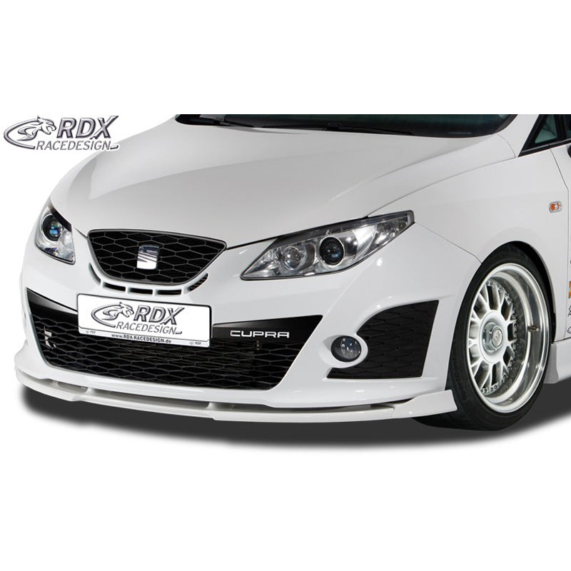 RDX RaceDesign, frontspoiler Vario-X, passar Seat Ibiza 6J Cupra & Bocanegra 2008-2012 (PU)