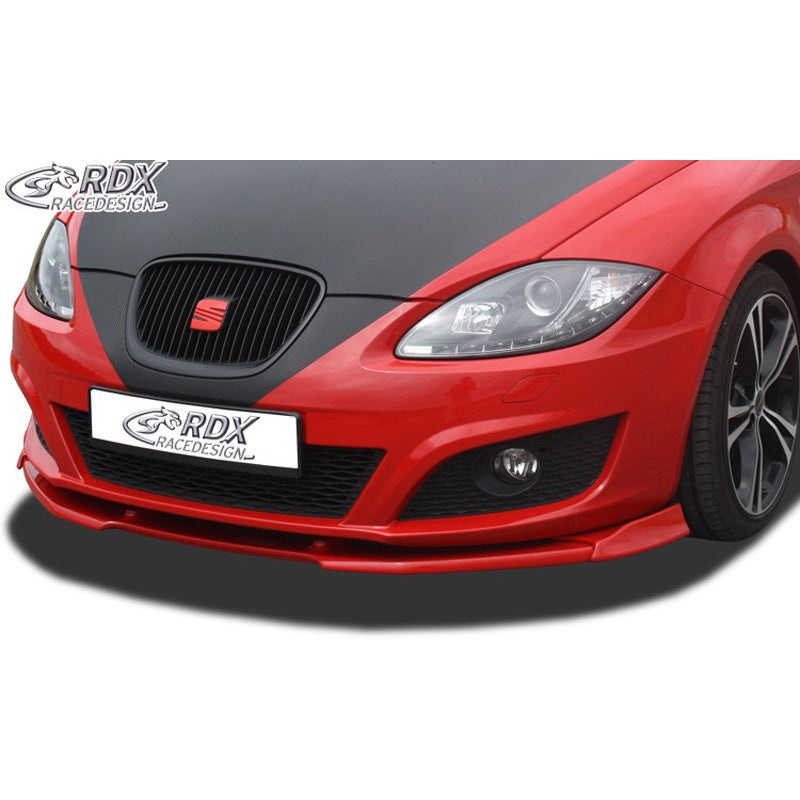 RDX RaceDesign, Frontspoiler Vario-X, passar Seat Leon 1P Facelift 2009-2012 exkl. FR/Cupra (PU)