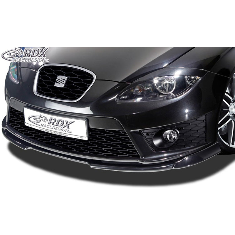 RDX RaceDesign, frontspoiler Vario-X, passar Seat Leon 1P Facelift 2009-2012 FR & Cupra (PU)