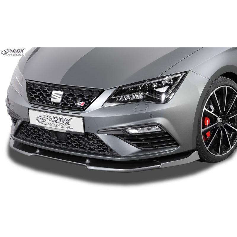 RDX RaceDesign, Frontspoiler Vario-X, passar Seat Leon 5F FR/Cupra/Cupra 300 Facelift 2017-2020 inkl. SC/ST (PU)