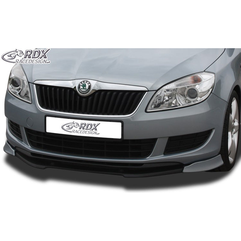 RDX RaceDesign, Frontspoiler Vario-X, passar Skoda Fabia II 5J 2010-2014 inkl. Roomster/praktik (PU)