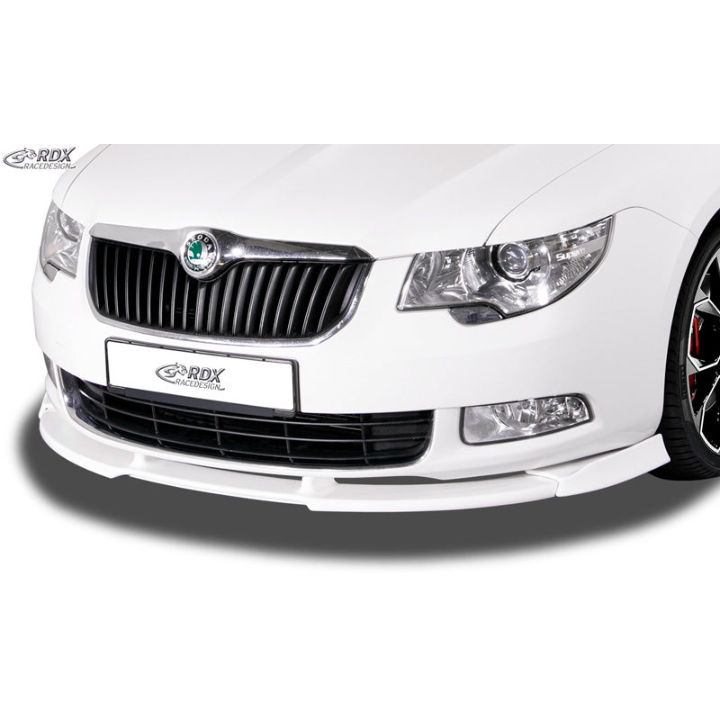 RDX RaceDesign, Frontspoiler Vario-X, passar Skoda Superb II (3T) 2008-2013 exkl. Ansiktslyftning (PU)