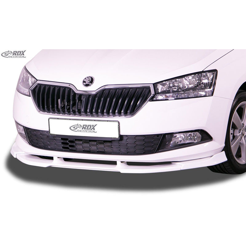 RDX RaceDesign, Frontspoiler Vario-X, passar Skoda Fabia III (NJ) Facelift 2018- (PU)