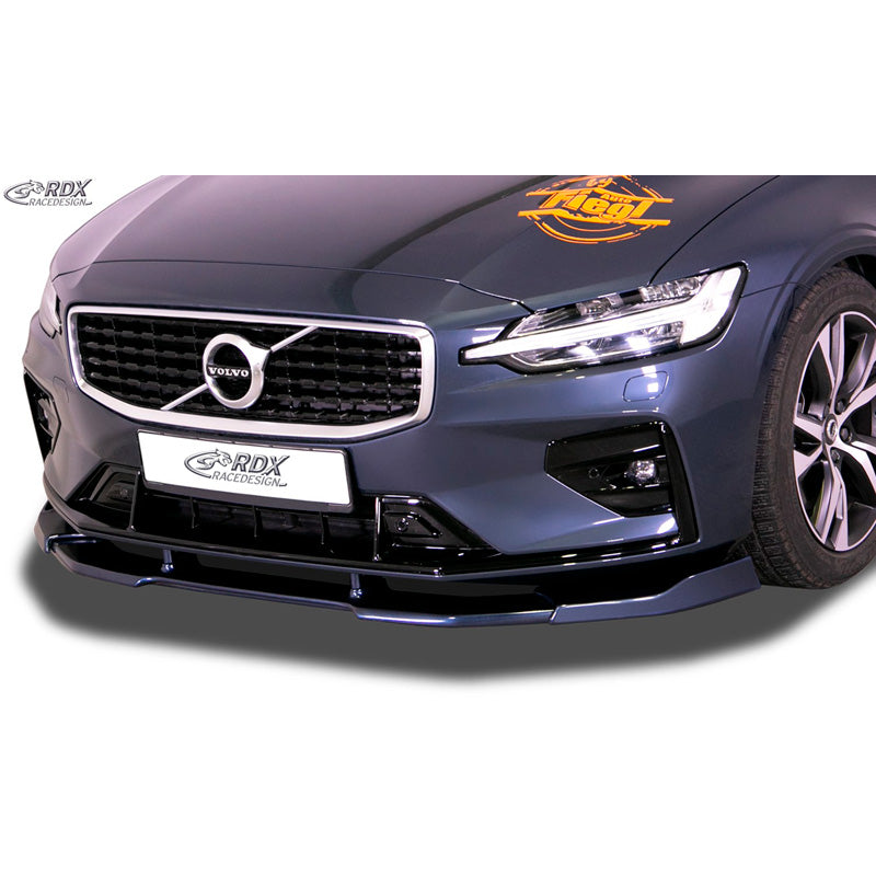 RDX RaceDesign, Frontspoiler Vario-X, passar Volvo S60 & V60 II R-Design 2018- (PU)