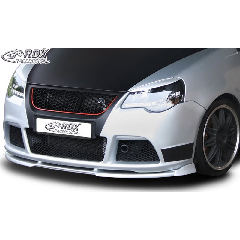 RDX RaceDesign, frontspoiler Vario-X, passar Volkswagen Polo 9N2 2005-2009 GTi Cup Edition (PU)