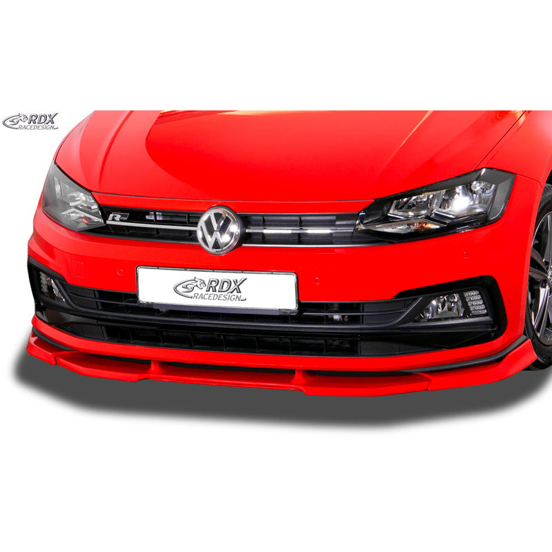 RDX RaceDesign, Frontspoiler Vario-X, passar Volkswagen Polo (2G/AW) R-Line/GTi 2017- (PU)