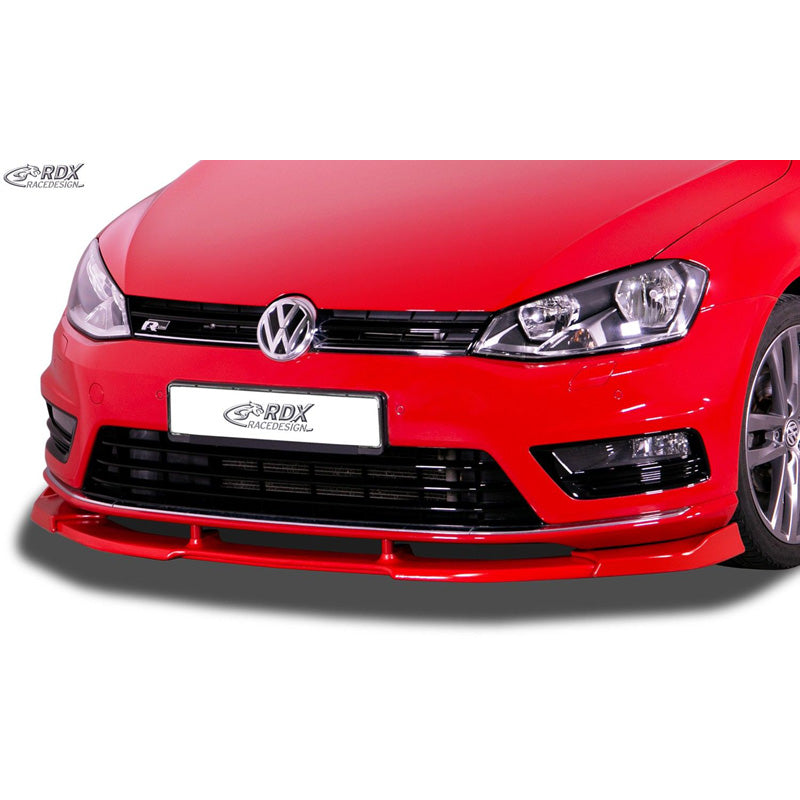 RDX RaceDesign, Frontspoiler Vario-X, passar Volkswagen Golf VII R Line 2012-2017 (PU)