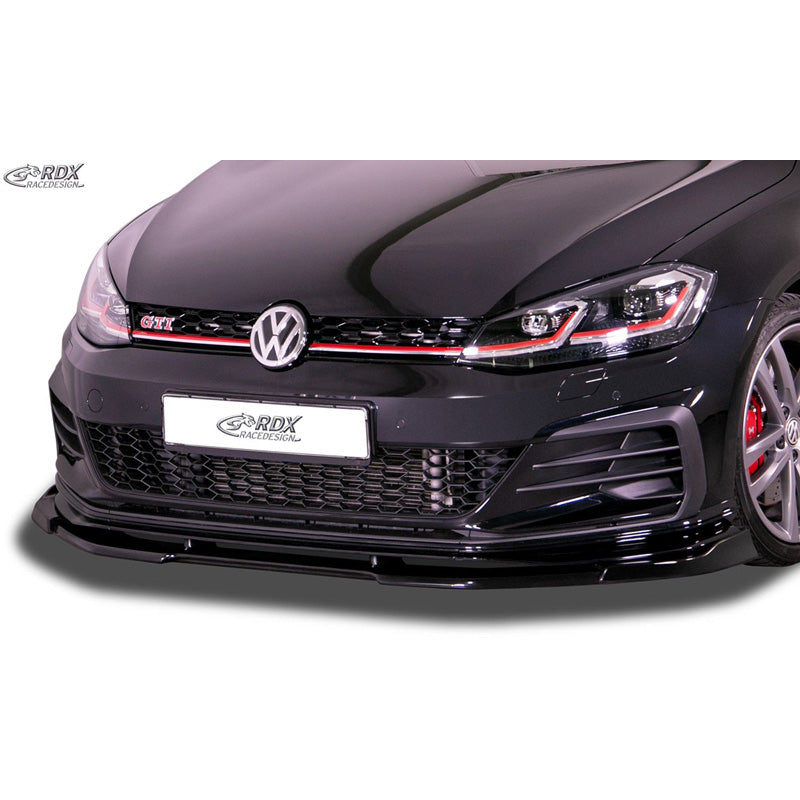 RDX RaceDesign, Frontspoiler Vario-X, passar Volkswagen Golf VII GTi TCR Facelift 2017-2019 (PU)