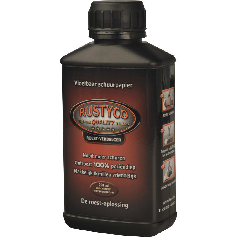 Rustyco, Rust Remover Concentrate - 250 ml - 100% Effektiv