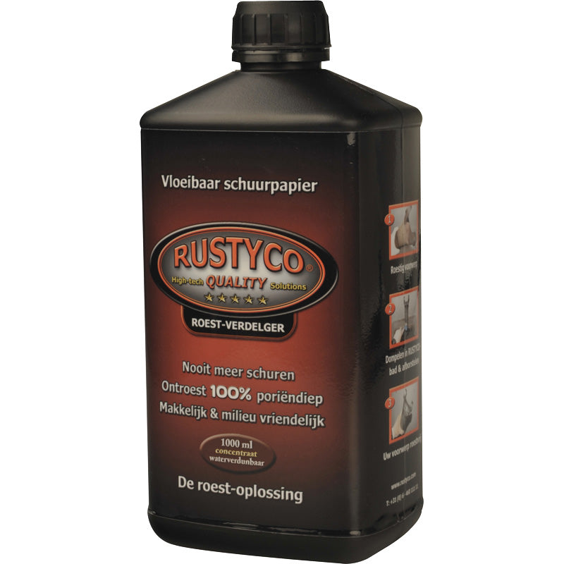 Rustyco, Rust Remover Concentrate 1000 ml - 100% Effektiv