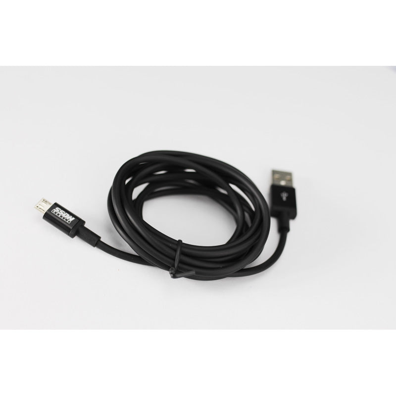 SSDN Mobil, USB till Micro USB Laddnings- och synkroniseringskabel - 200cm - Svart