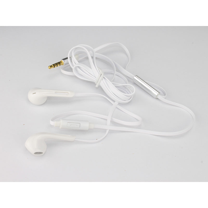 SSDN Mobile, Lento In-Ear Stereo hörlurar med mikrofon - Vit - 120 cm