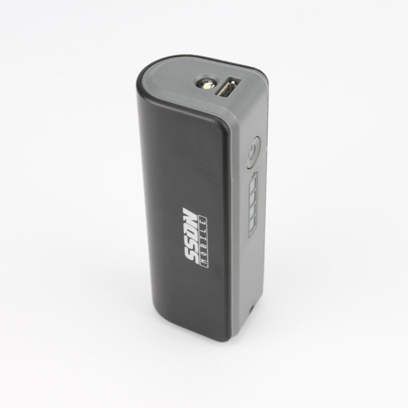 SSDN Mobile, Ultrakompakt Emergency Power 2200 mAh Power Pack med ficklampa