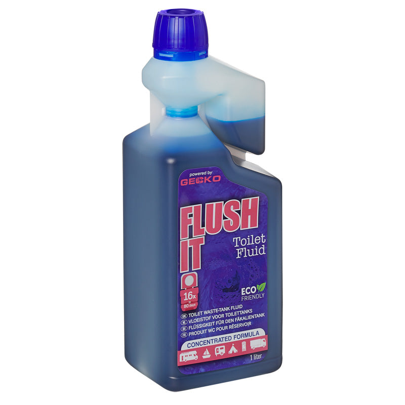 Flush-It, toalett flytande koncentrat - 1 liter - biologiskt nedbrytbart