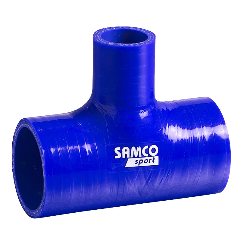 Samco, Silikonslang T-Piece 25mm - längd: 102mm - Ø76mm - Blå